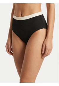 Seafolly Dół od bikini Band Wave 40775-305 Czarny. Kolor: czarny. Materiał: syntetyk #1