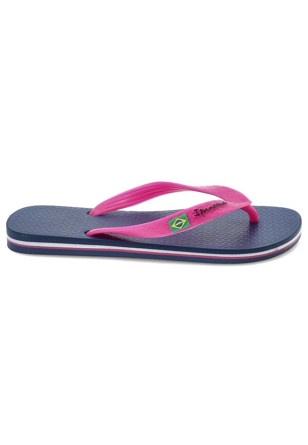 Niebieskie Japonki Ipanema Stylowe Klapki Damskie. Okazja: na co dzień, na plażę, na spacer. Kolor: niebieski. Materiał: materiał. Sezon: lato. Styl: elegancki