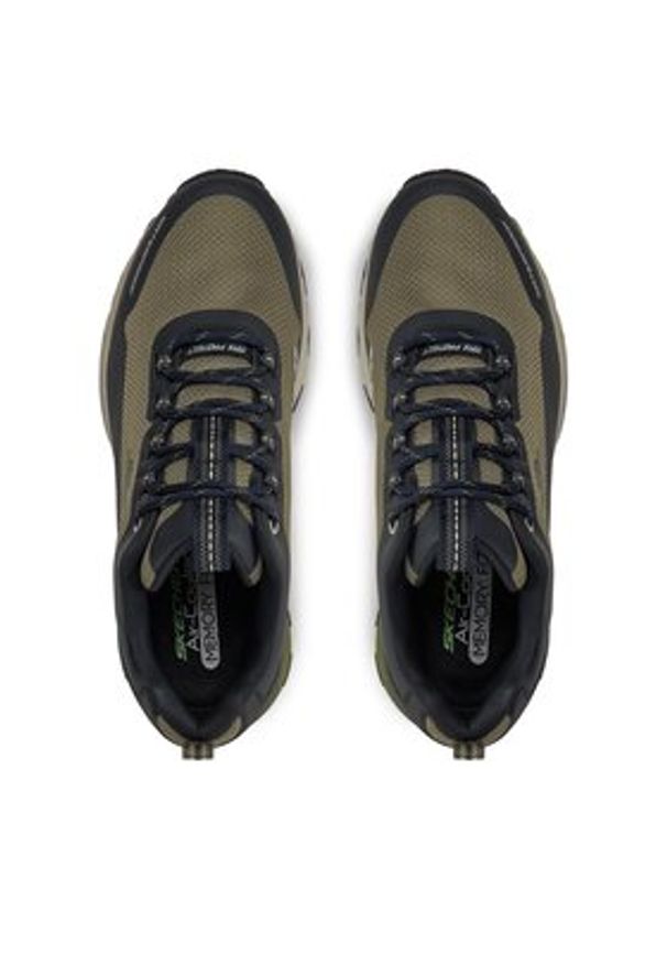 skechers - Skechers Sneakersy Max Protect Fast Track 237304/OLBK Zielony. Kolor: zielony. Materiał: materiał