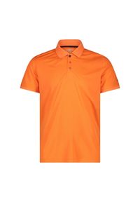 Koszulka męska turystyczna CMP 3T60077. Okazja: na co dzień. Typ kołnierza: polo. Kolor: pomarańczowy, żółty, wielokolorowy. Styl: casual, sportowy