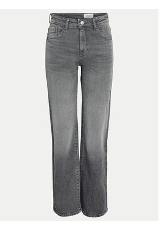 Noisy may - Noisy May Jeansy Yolanda 27030419 Szary Wide Leg. Kolor: szary
