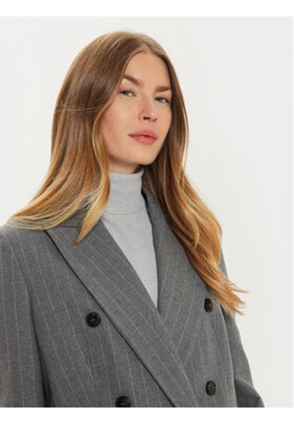 MAX&Co. Marynarka 2426046023200 Szary Regular Fit. Kolor: szary. Materiał: syntetyk