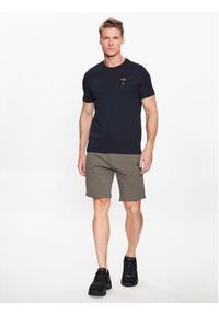 Aeronautica Militare T-Shirt 251TS1580J372 Granatowy Regular Fit. Kolor: niebieski. Materiał: bawełna #3