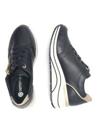 Remonte Sneakersy D0T03-01 Czarny. Kolor: czarny. Materiał: skóra