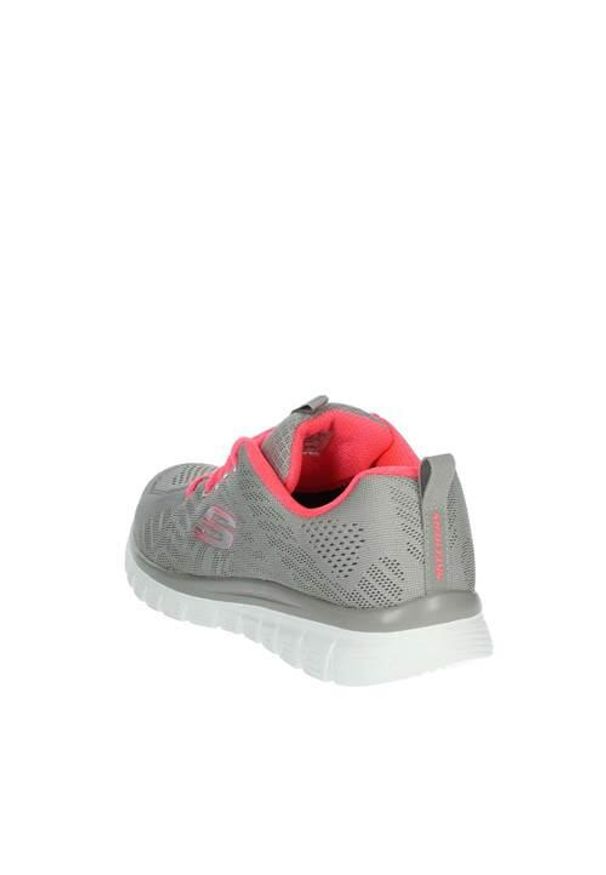 skechers - Buty treningowe damskie Skechers Graceful Get Connect. Zapięcie: sznurówki. Kolor: szary. Materiał: materiał, syntetyk. Szerokość cholewki: normalna