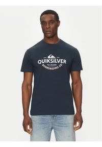 Quiksilver T-Shirt EQYZT08064 Granatowy Regular Fit. Kolor: niebieski. Materiał: bawełna #1