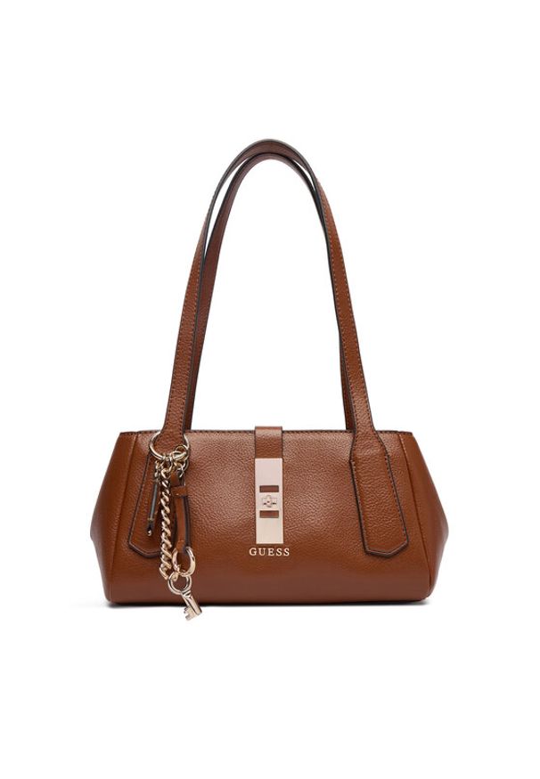 Guess Torebka Brooke HWBG98 97080 Brązowy. Kolor: brązowy. Materiał: skórzane