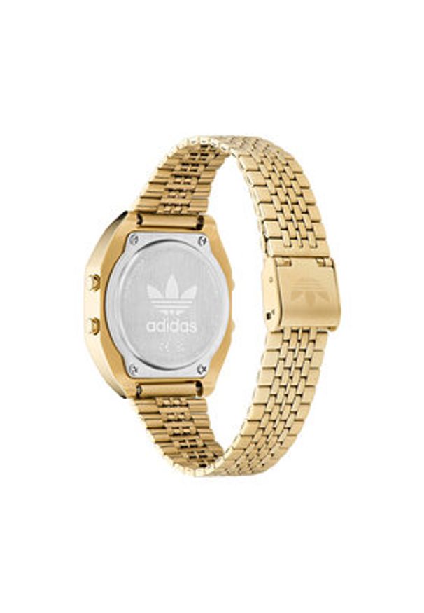 Adidas - adidas Zegarek Digital Two AOST24559 Złoty. Kolor: złoty