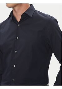 Calvin Klein Koszula Essential LV019EU000 Granatowy Slim Fit. Kolor: niebieski. Materiał: bawełna #2