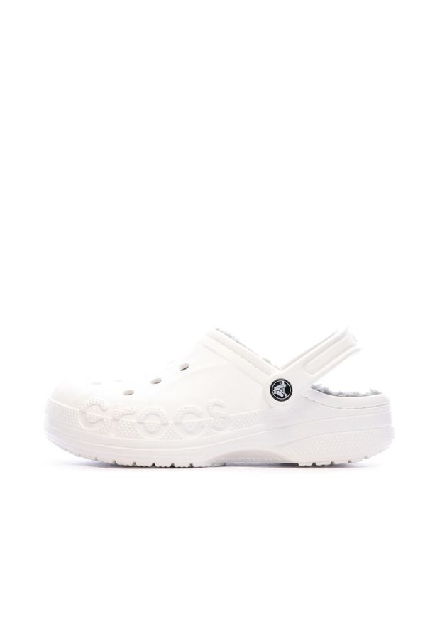 Buty do chodzenia damskie Crocs Baya Lined Clog. Kolor: biały. Materiał: materiał, syntetyk. Styl: sportowy