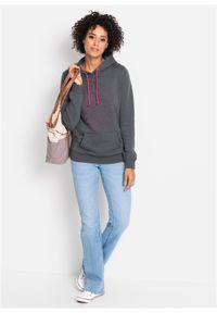 bonprix - Wygodne dżinsy ze stretchem o kroju bootcut, mid waist. Kolor: niebieski #3