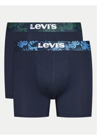 Levi's® Komplet 2 par bokserek 37149-0958 Granatowy. Kolor: niebieski. Materiał: bawełna #1