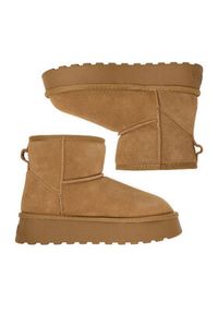 Badura Śniegowce C-WFA-01-H Brązowy. Kolor: brązowy. Materiał: skóra, zamsz #2