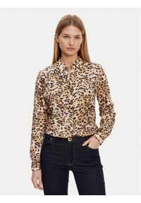 Guess Koszula W5GH83 WH5N2 Kolorowy Regular Fit. Materiał: wiskoza. Wzór: kolorowy
