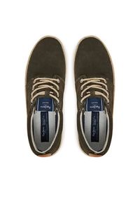 Pepe Jeans Espadryle Tourist West PMS10336 Khaki. Kolor: brązowy. Materiał: zamsz, skóra #4
