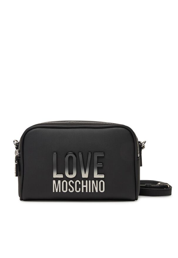 Love Moschino - LOVE MOSCHINO Torebka JC4255PP0MKD000B Czarny. Kolor: czarny. Materiał: skórzane