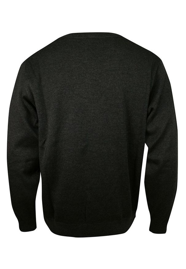 Kings - Kardigan, Popielaty Elegancki Sweter, Rozpinany na Guziki, Męski -KINGS-. Okazja: na co dzień. Kolor: szary. Materiał: akryl, bawełna. Styl: elegancki