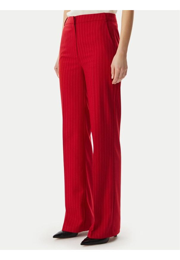 Morgan Spodnie materiałowe 261-PLOVE.F Czerwony Regular Fit. Kolor: czerwony. Materiał: syntetyk