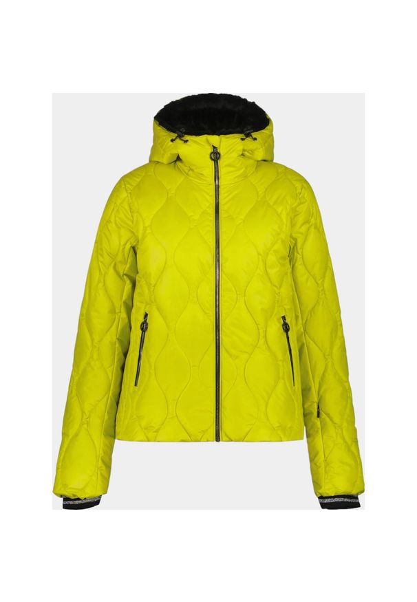 LUHTA - Kurtka Narciarska Damska Luhta Harikkala. Kolor: żółty. Materiał: poliester. Sezon: zima. Sport: narciarstwo