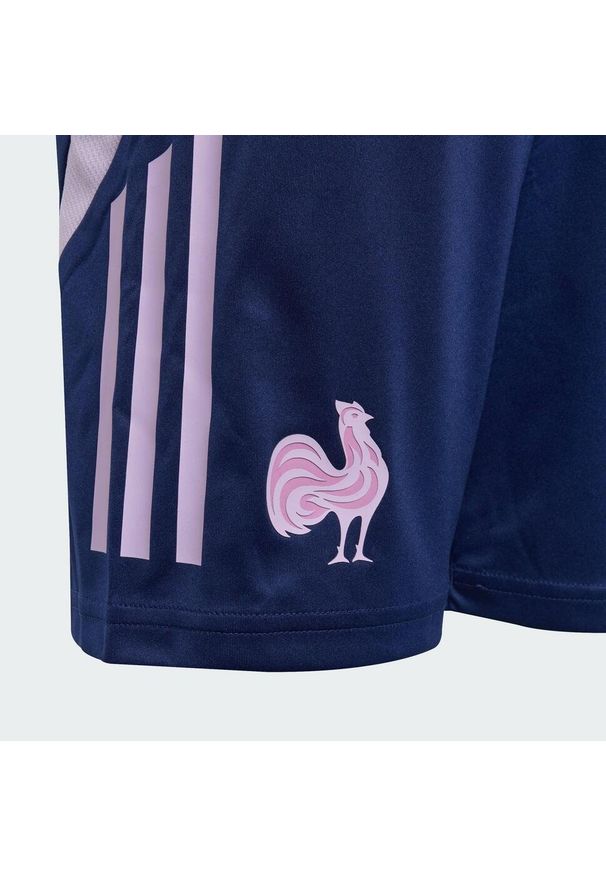 Adidas - Szorty France Gym Kids. Kolor: niebieski. Sport: piłka nożna