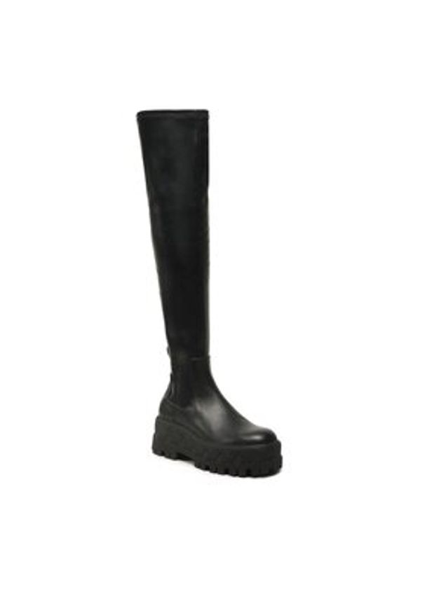 Kurt Geiger Kozaki London 9353500109 Czarny. Kolor: czarny. Materiał: skóra