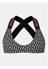 Hugo - HUGO Góra od bikini Monogram 50534948 Czarny. Kolor: czarny. Materiał: syntetyk #2