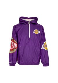 Mitchell & Ness - Kurtka wodoodporna Los Angeles Lakers Team OG 2.0. Kolor: fioletowy. Materiał: nylon #1