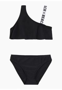 bonprix - Bikini dziewczęce (2 części). Kolor: czarny