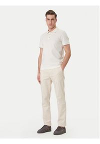 JOOP! Polo Roni 10100056 30100501 Écru Regular Fit. Typ kołnierza: polo. Kolor: kremowy. Materiał: bawełna #8
