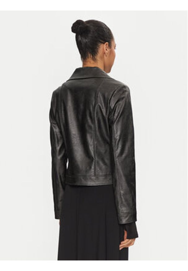 Joseph Ribkoff Kurtka z imitacji skóry 234902F24 Szary Slim Fit. Kolor: szary. Materiał: skóra