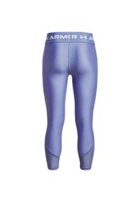 Legginsy dziewczęce Under Armour Ankle Crop. Kolor: niebieski