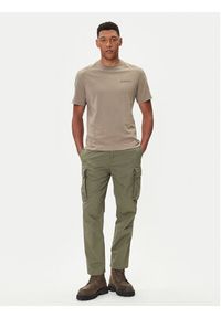 Napapijri Spodnie materiałowe M-Tures NP0A88SW Zielony Regular Fit. Kolor: zielony. Materiał: bawełna #3