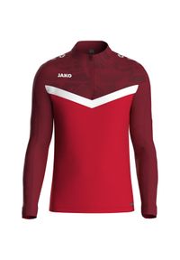 Dziecięca bluza dresowa zapinana na zamek Jako Iconic. Kolor: czerwony. Materiał: dresówka #1