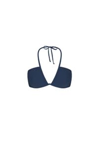 Damski top do kostiumu kąpielowego Barts Solid Plunge Halter. Kolor: niebieski