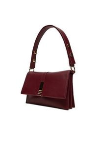 TOMMY HILFIGER - Tommy Hilfiger Torebka AW0AW16893 Bordowy. Kolor: czerwony. Materiał: skórzane #5