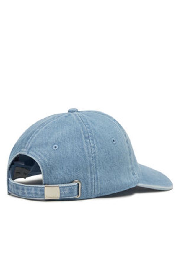 Calvin Klein Jeans Czapka z daszkiem LV04G5007G Niebieski. Kolor: niebieski. Materiał: bawełna, materiał