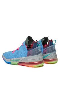 Nike Buty Lebron XVIII DM2813-400 Niebieski. Kolor: niebieski. Materiał: materiał #3