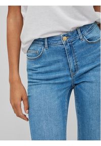 Vila Jeansy Sarah 14084766 Niebieski Skinny Fit. Kolor: niebieski #4