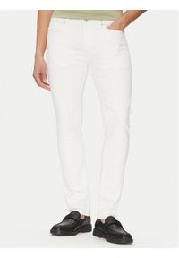 Hugo - HUGO Jeansy 50537696 Biały Extra Slim Fit. Kolor: biały #1