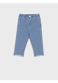 Sinsay - Jegginsy - niebieski. Kolor: niebieski. Materiał: tkanina, bawełna #1