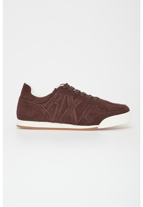 Armani Exchange - Sneakersy damskie skórzane ARMANI EXCHANGE. Materiał: skóra