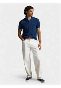 Polo Ralph Lauren Polo 710970582003 Granatowy Regular Fit. Typ kołnierza: polo. Kolor: niebieski. Materiał: bawełna #3