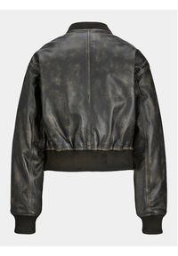 JJXX Kurtka bomber Hailey 12250708 Czarny Regular Fit. Kolor: czarny. Materiał: skóra