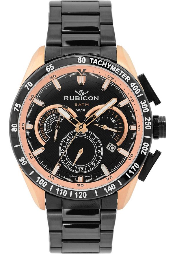 Zegarek Rubicon Zegarek męski RUBICON - COMMAND RNDD56 -1B