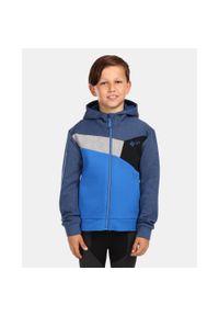 Dziecięca bawełniana bluza Kilpi PREDA-JB. Kolor: niebieski. Materiał: bawełna