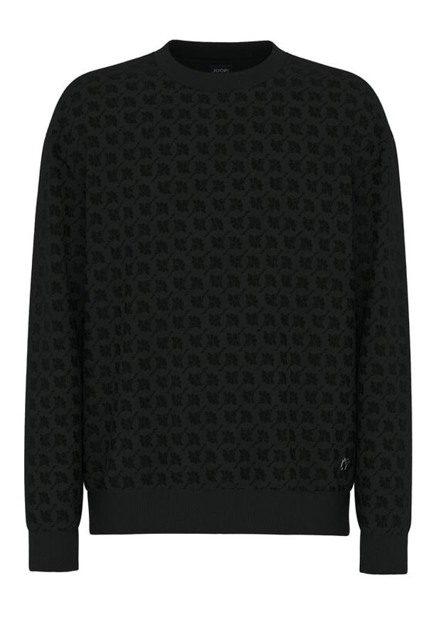 JOOP! Bluza 17 JJ-39Tamino 30047447 Czarny Regular Fit. Kolor: czarny. Materiał: bawełna
