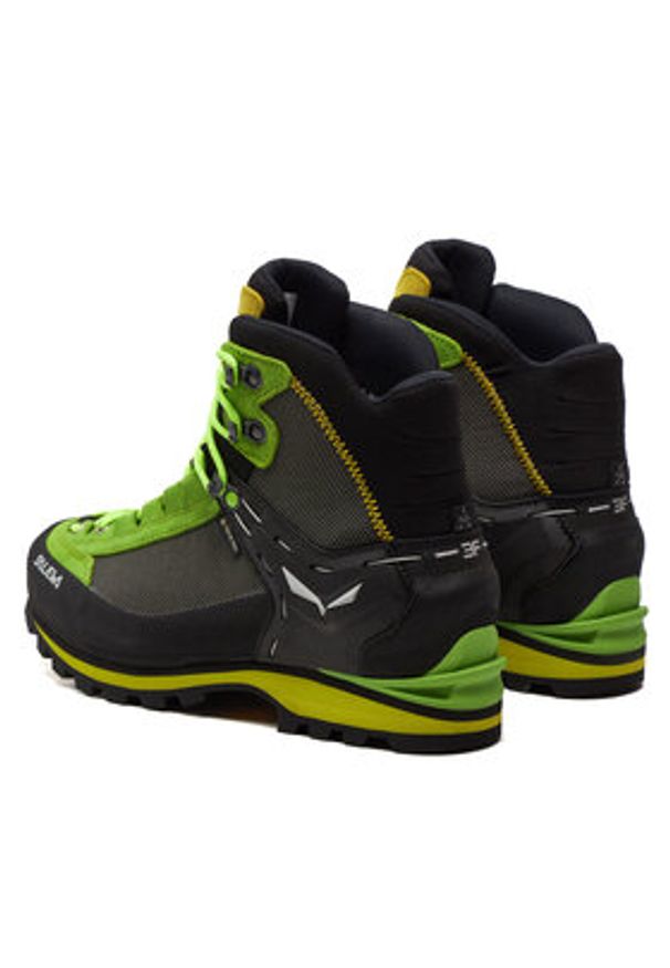 Salewa Trekkingi Crow Gtx GORE-TEX 61328-5320 Czarny. Kolor: czarny. Materiał: skóra, zamsz. Technologia: Gore-Tex. Sport: turystyka piesza