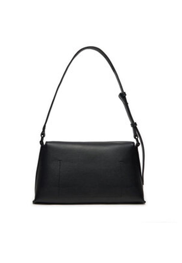 Calvin Klein Torebka Ck Daily Shoulder Bag Pebble K60K612139 Czarny. Kolor: czarny. Materiał: skórzane