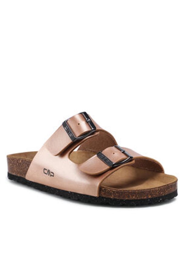 CMP Klapki Eco Thalitha Wmn Slipper 3Q91016 Różowy. Kolor: różowy. Materiał: skóra