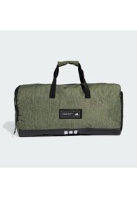 Adidas - 4ATHLTS Duffel Bag Medium. Kolor: wielokolorowy, zielony, biały. Materiał: materiał